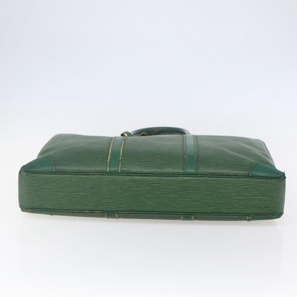 LOUIS VUITTON Epi Porte Documents Voyage Business Bag Green - Picture 3 of 16